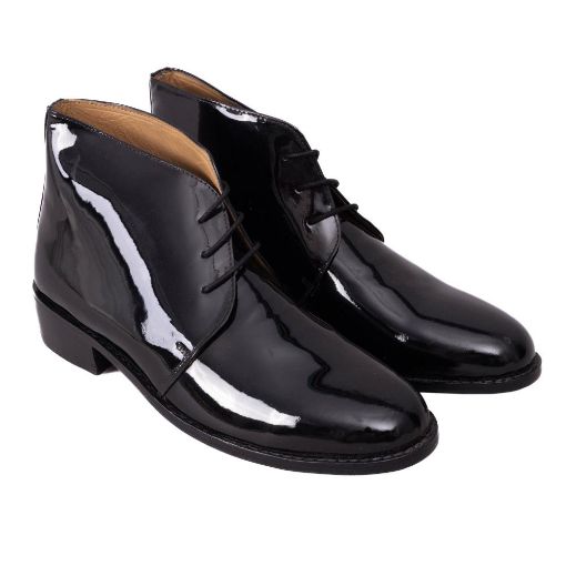 Picture of Patent Leather George Boot - Spur Boxed