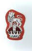 Picture of The Light Dragoons No1 Dress - Kings Cypher Badge - Silver on Scarlet