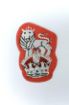 Picture of The Light Dragoons Mess Dress - Kings Cypher Badge - Silver on Scarlet - Tudor Crown