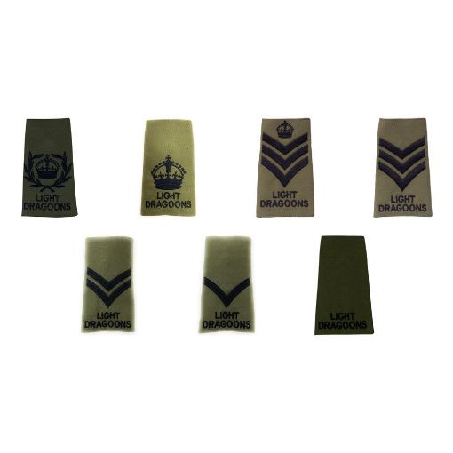 Picture of The Light Dragoons Rank Slide - O/R's & NCO's