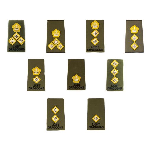 Picture of The LD Rank Slide - Olive Mounted Rank - Comm. Officers